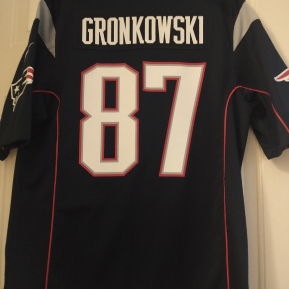 Nike Patriots blue jersey gronkowski 87 size Medium - Picture 8 of 11